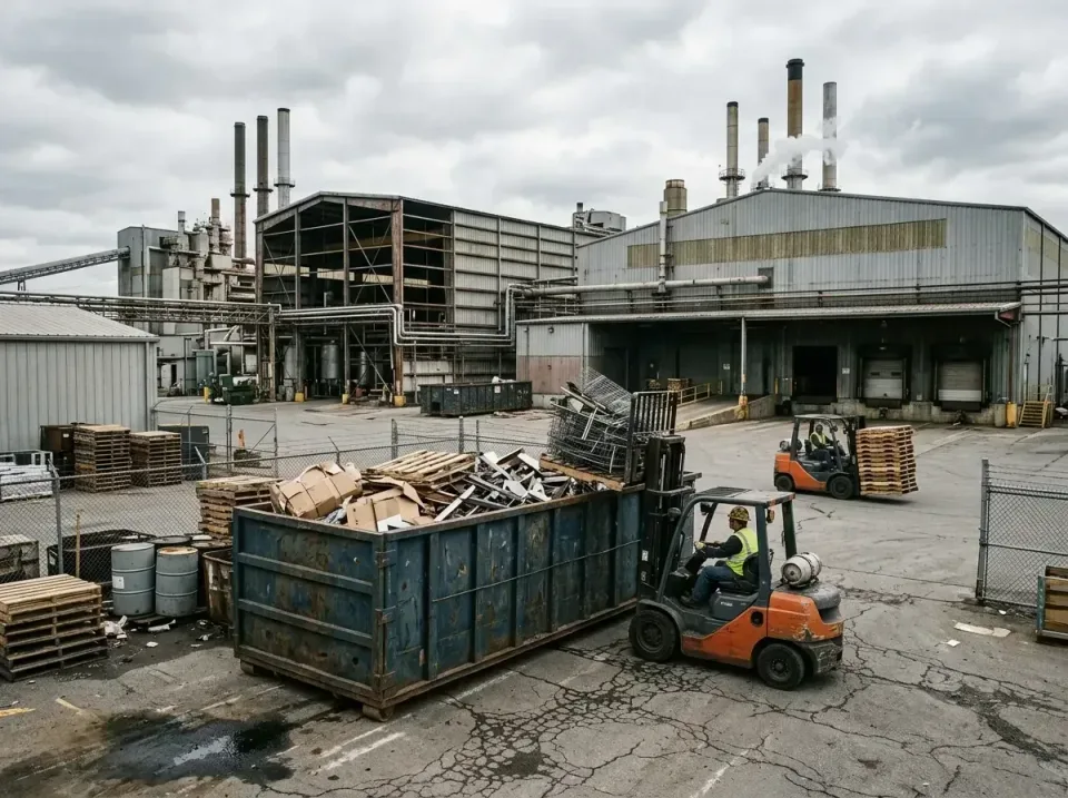 industrial-factory-scrap-conta-003 — frequently asked questions, Cheap Roll-off Dumpster Rentals in Warren, PA